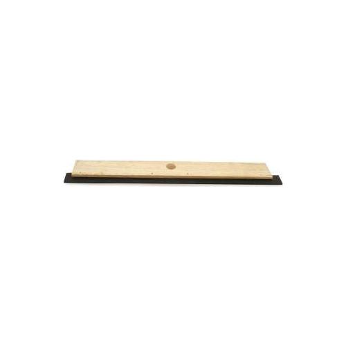 24" Floor Squeegee Wooden Stock and Rubber Blade Head Only