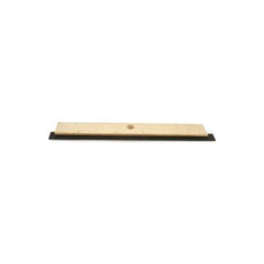 24" Floor Squeegee Wooden Stock and Rubber Blade Head Only