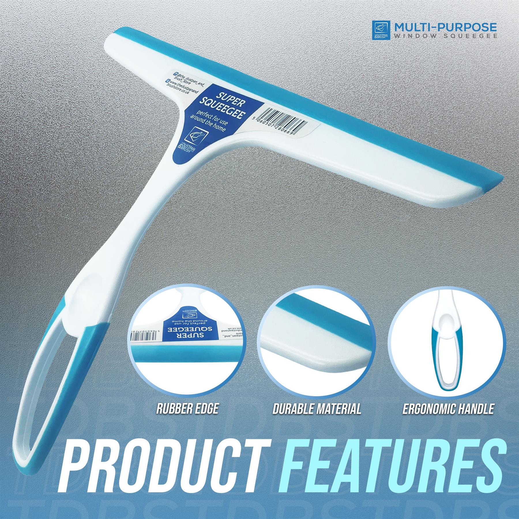 Window Squeegee Shower Screen Glass Cleaning Wiper Blade