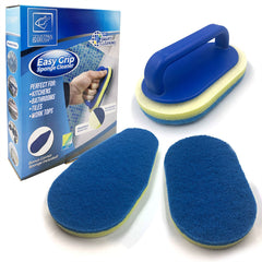 Easy Grip Cleaning Sponge with Removable Scrub Pads