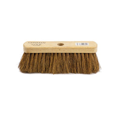 10" Newman & Cole Soft Coco Broom with Wooden Handle
