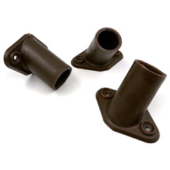 15/16" Plastic Broom Brackets | 23-24mm 2 Hole Pack of 3