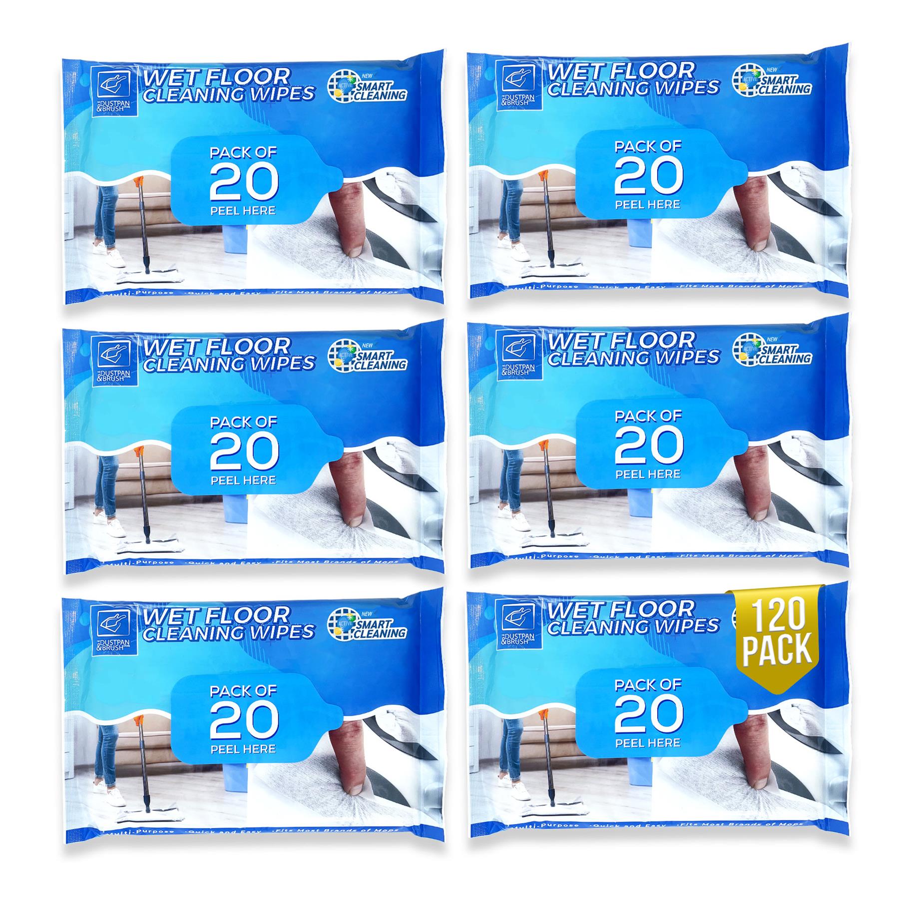 Wet Floor Cleaning Wipes – Disposable Multi-Surface Wipes