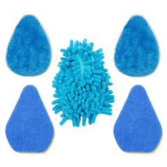 Bathroom Tile Cleaning Kit Refill Set Pads for Telescopic Mop
