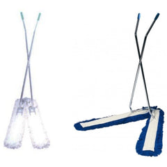 Large V Sweeper Scissor Action Mop, Dust Control for Large Area's