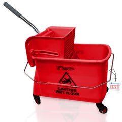 Kentucky Mop Bucket with Wringer & Wheels | 4 Colours