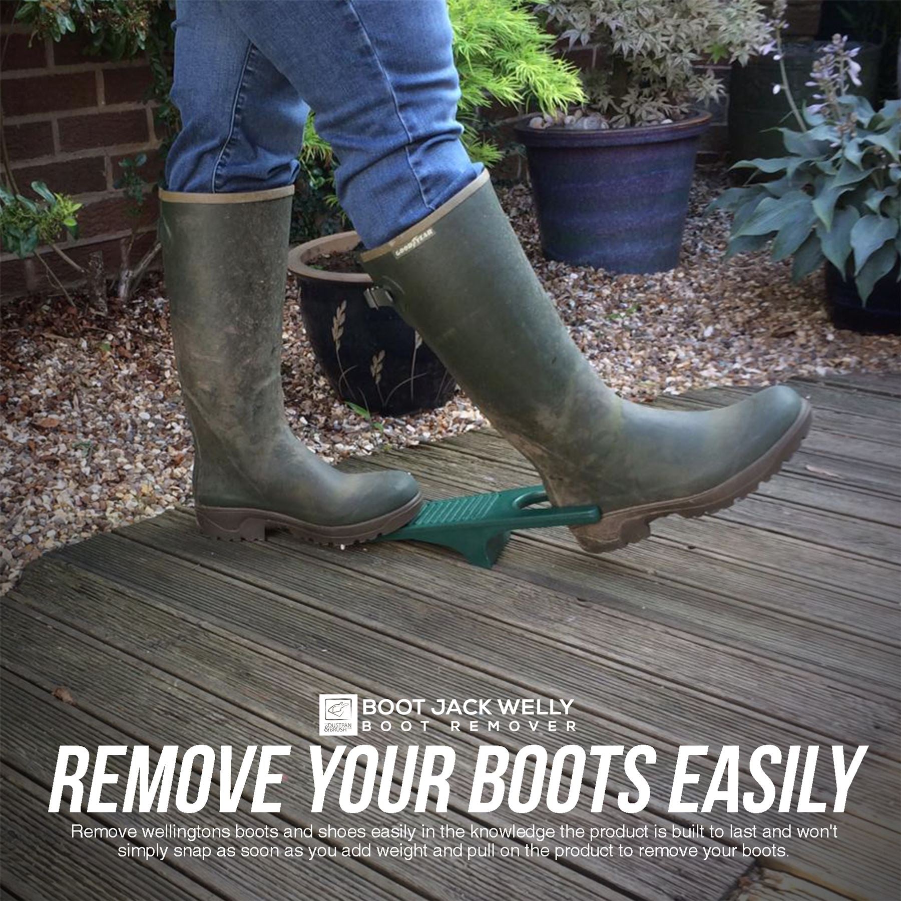 Boot Jack Shoe & Welly Puller – Heavy Duty Boot Remover Tool