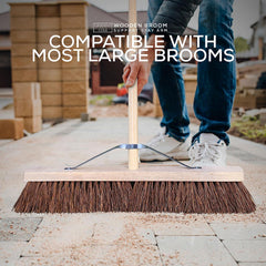 Newman & Cole Metal Broom Stays with Screws | Pack of 3