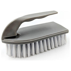 Iron Floor Scrubbing Brush | Stiff Nylon Hand Scrub Brush