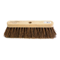 12" Newman & Cole Bassine Broom with Handle | Heavy Duty Garden Sweeper