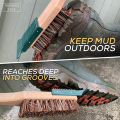 Newman & Cole Shoe & Boot Brush with Mud Scraper