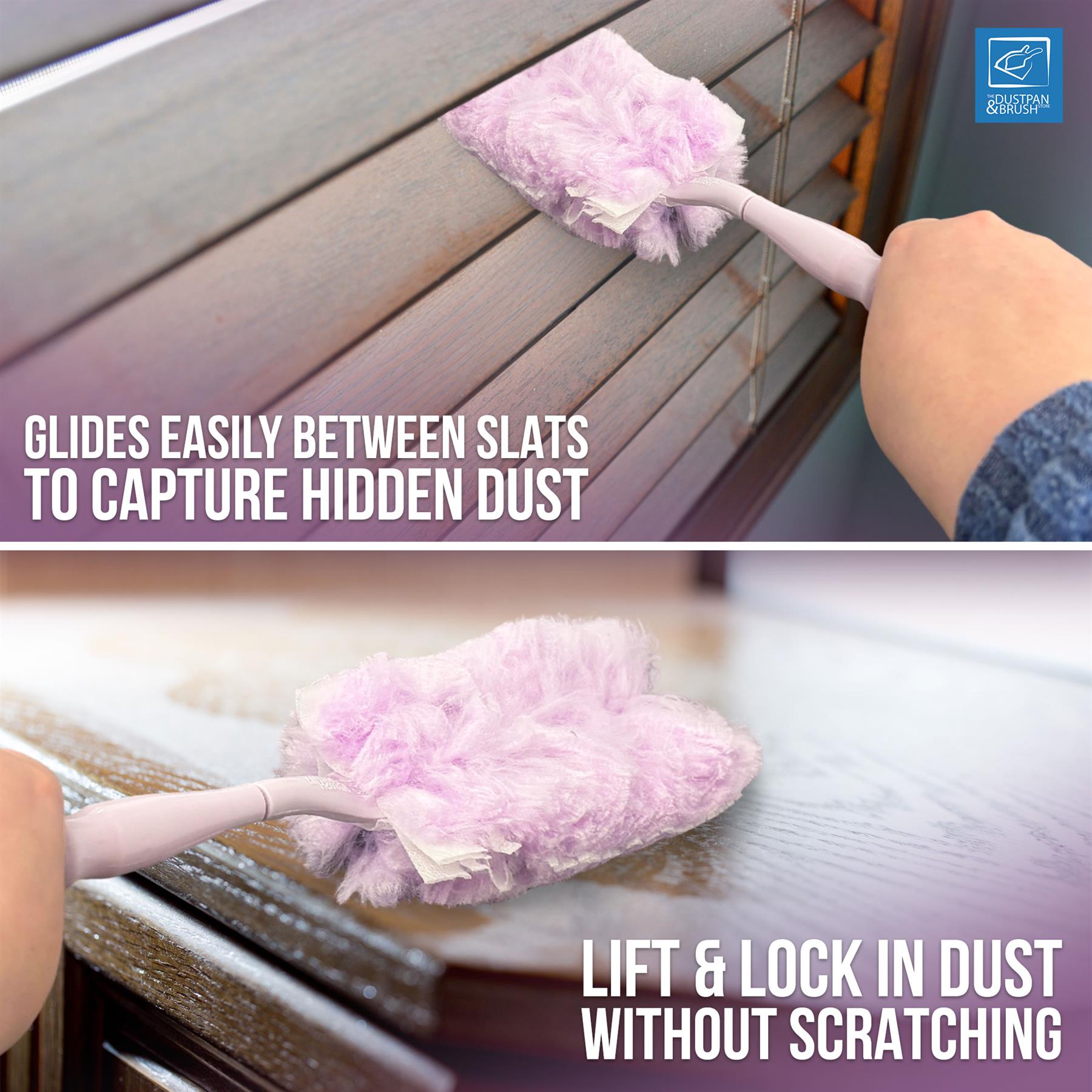 Fluffy Duster with 10 Refills | Disposable Dusting Heads