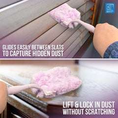Fluffy Duster with 10 Refills | Disposable Dusting Heads
