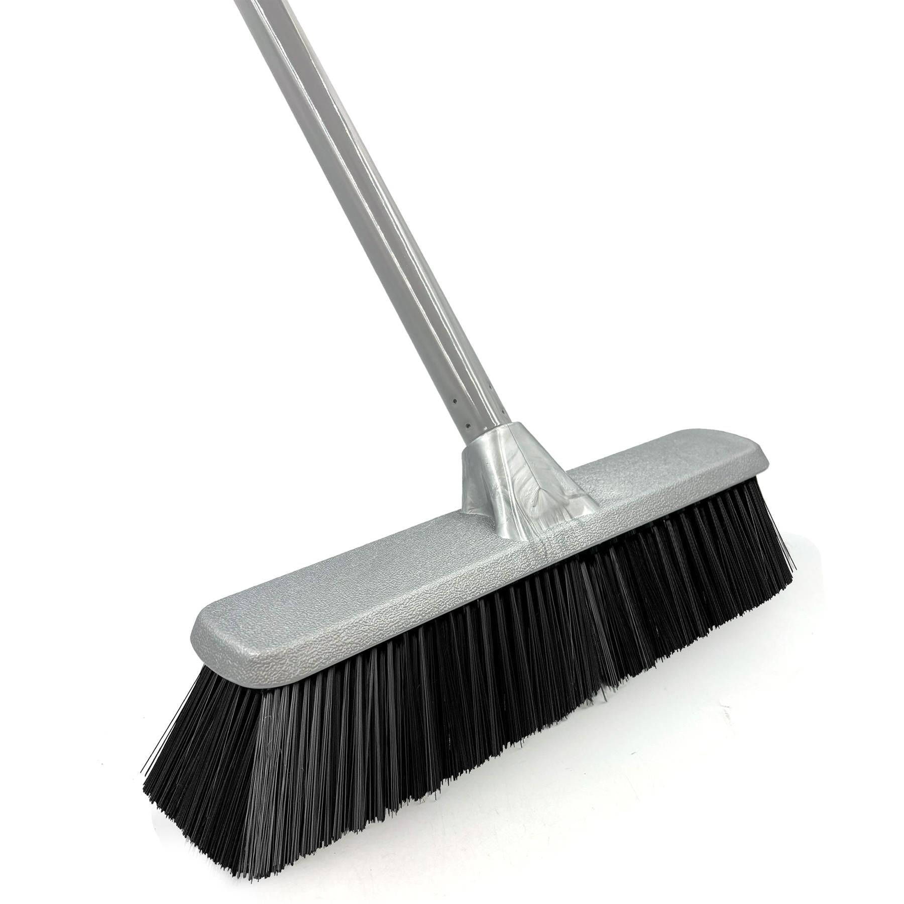 Silver Indoor Soft Sweeping Broom with Screw Fit Handle