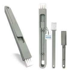 4 in 1 Micro Dustpan and Brush Set | Window Track Cleaner