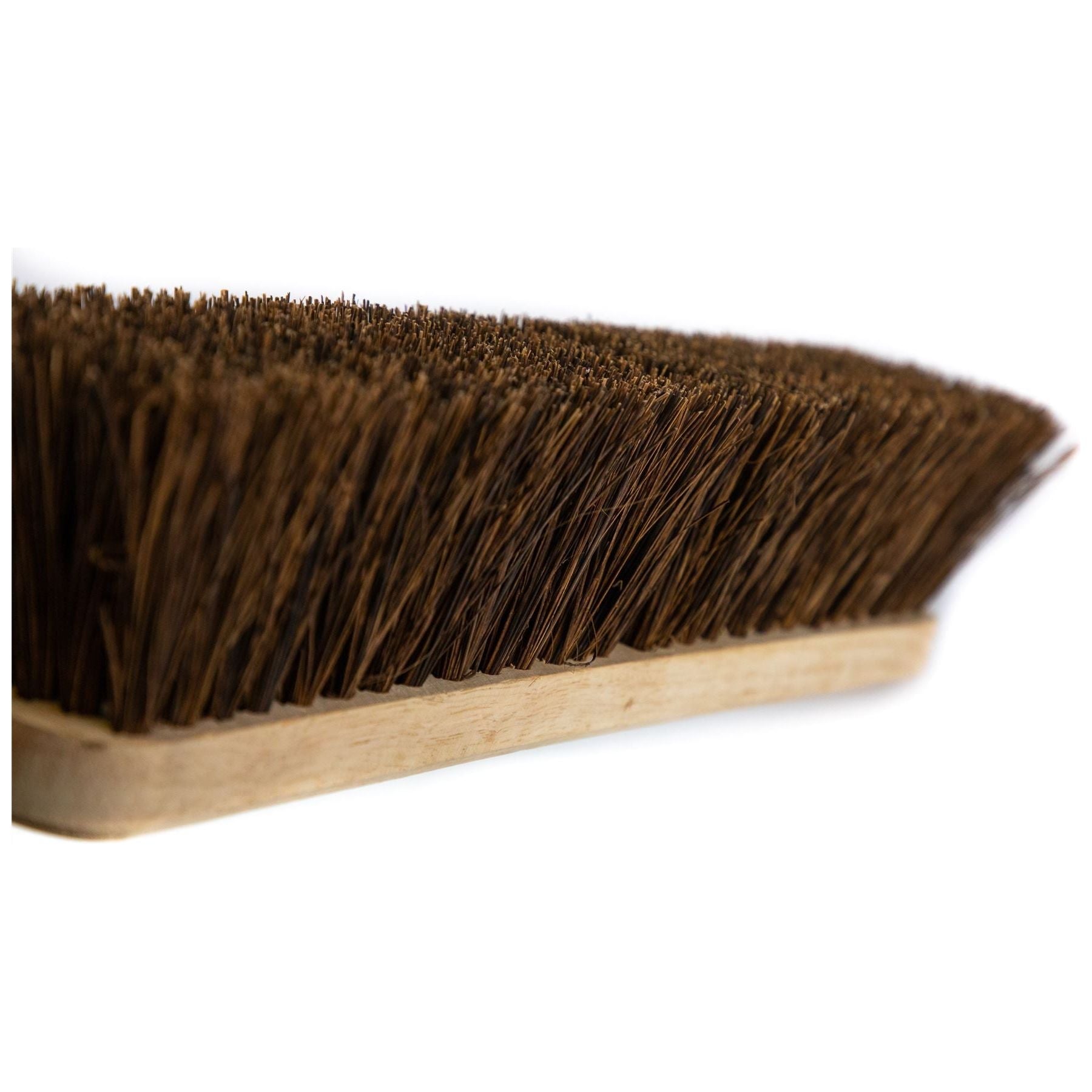 18" Newman & Cole Stiff Bassine Broom Head with Handle