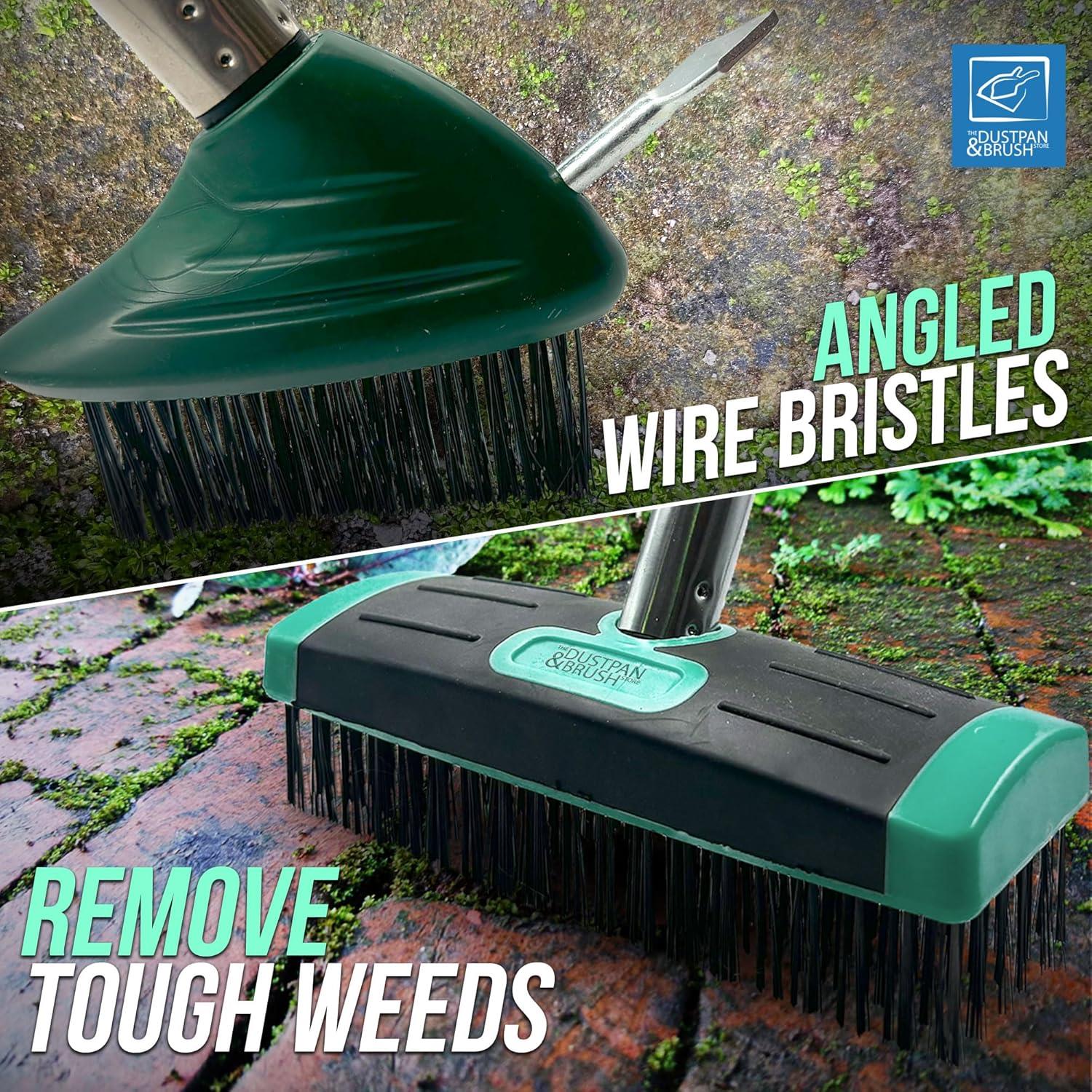 Driveway & Patio Cleaning Brush Kit – Wire Weed & Moss Remover