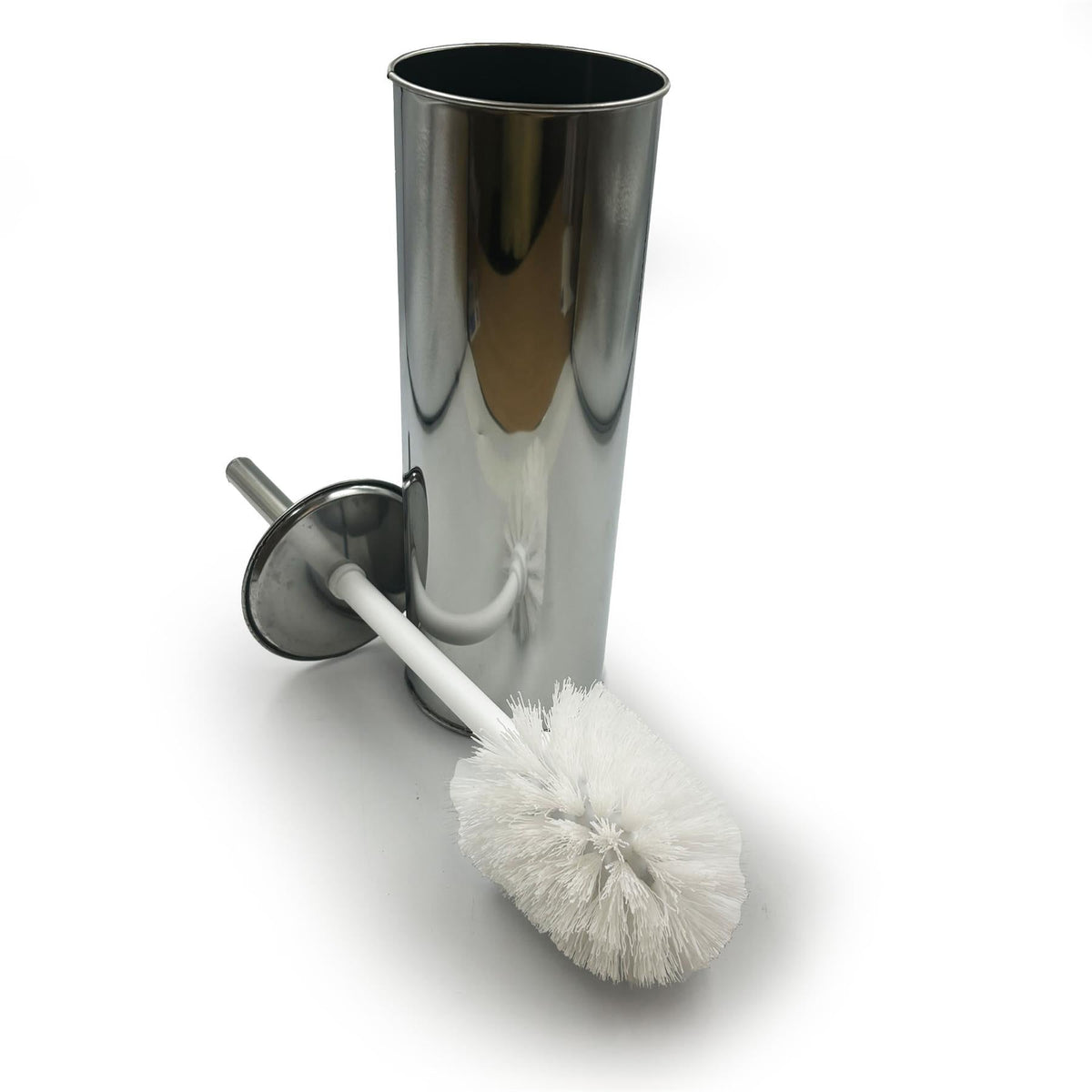 Chrome Toilet Brush and Holder | Stainless Steel Bathroom Set