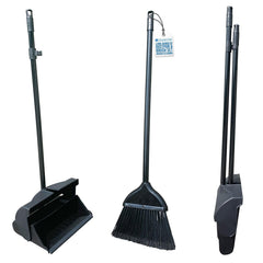 Long Handled Dustpan and Brush Set – Upright Floor Cleaner for Easy Cleaning