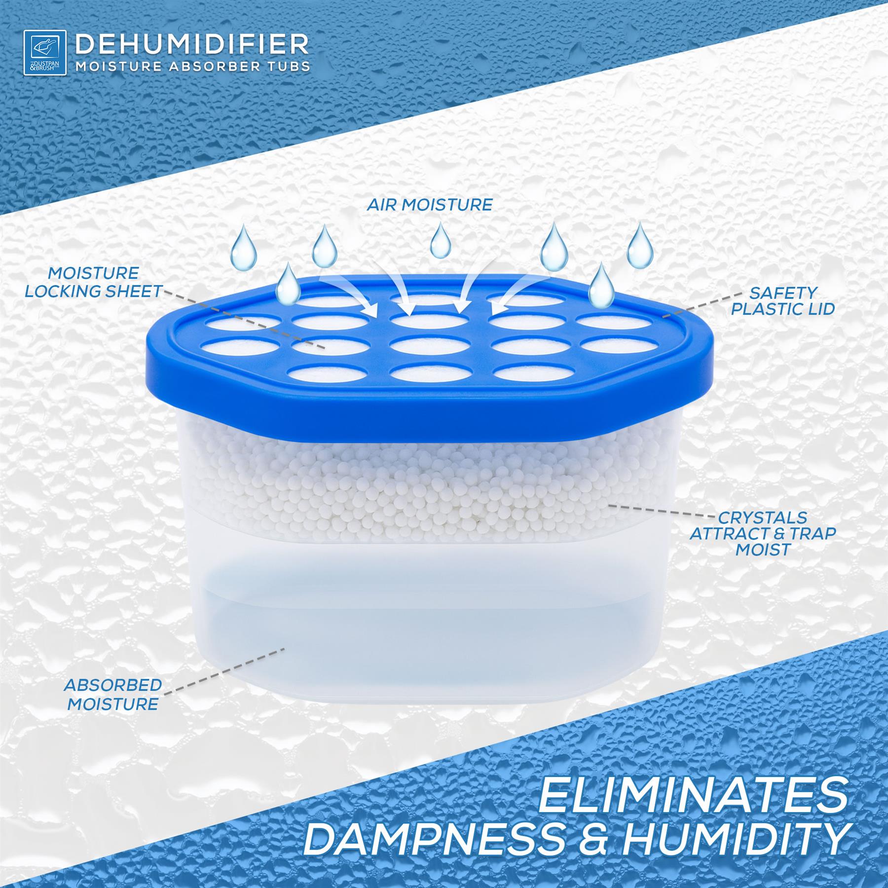 Moisture Trap Tubs 230g – Pack of 10