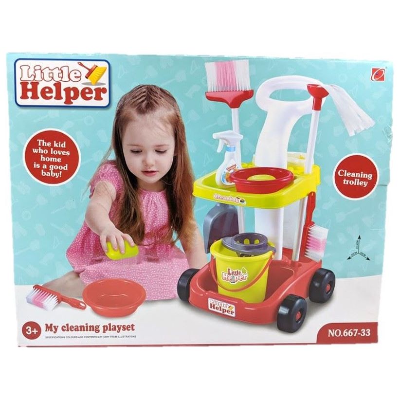Childs Play Cleaning Trolley  Set