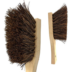 Traditional Wooden Churn Brush – Stiff Masonry & Brick Brush