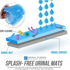 Urinal Screen Ocean Mist Blue