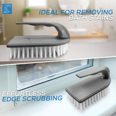 Iron Scrubbing Brushes Pack of 3 | Stiff Nylon Cleaning Brushes