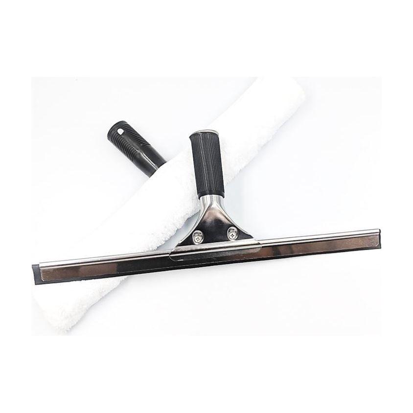 Stainless Steel Squeegee and Microfibre Applicator Set