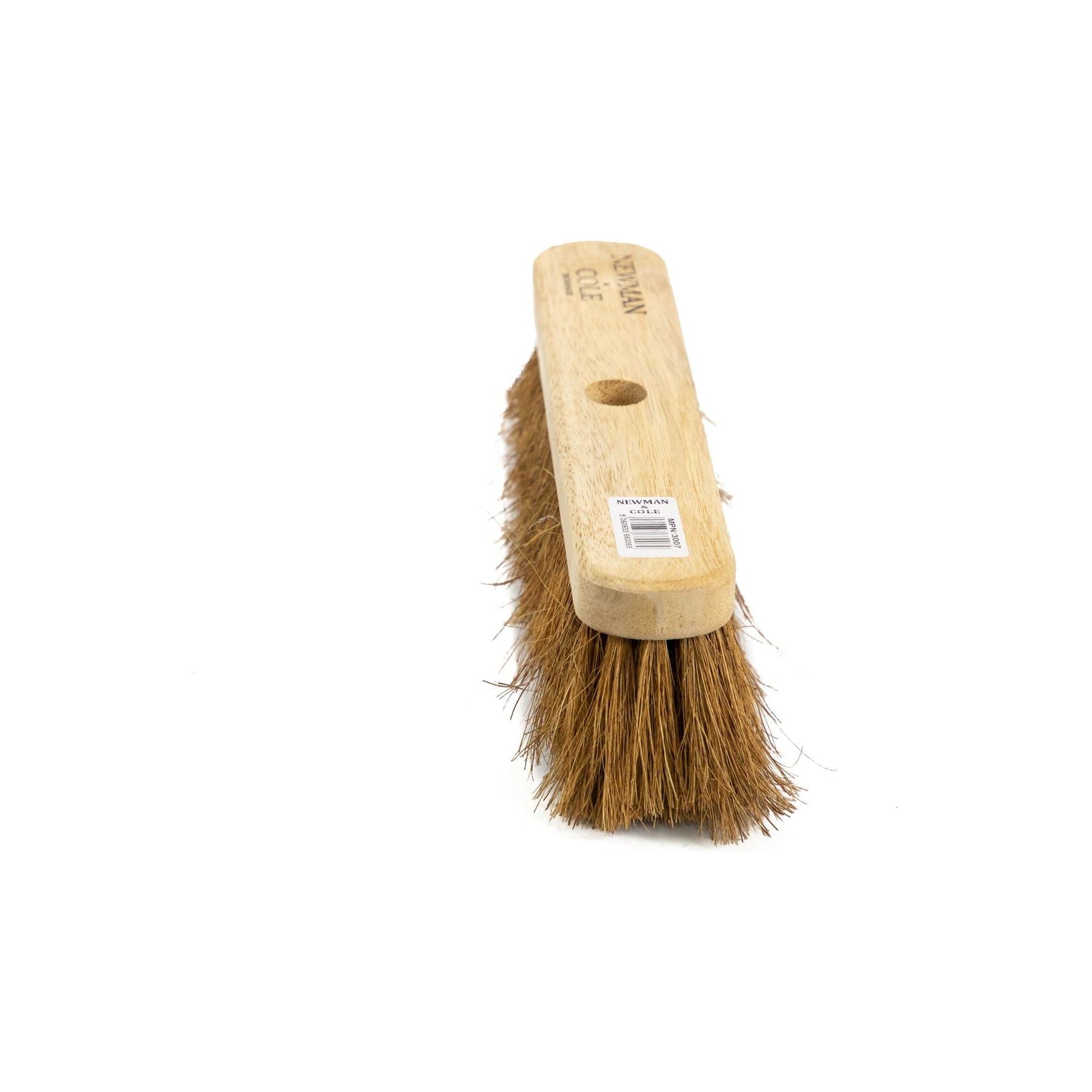12" Newman & Cole Soft Coco Broom with Handle | Indoor Sweeping Brush