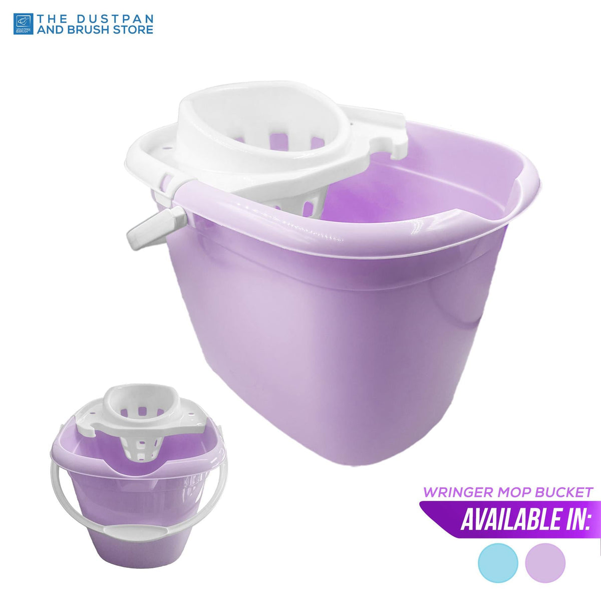 Lilac Mop Bucket with Wringer | 13L Cleaning Bucket