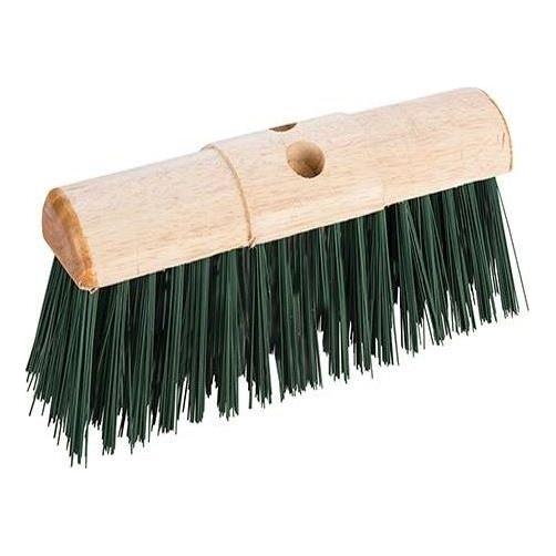 13 Inch 330mm Stiff PVC Saddle Back Broom Head - Yard Brush