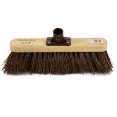 Newman and Cole 12" Natural Bassine Broom Head with Plastic Socket