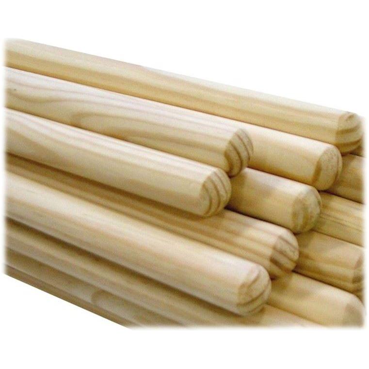 15/16" (23-24mm) Tapered Wooden Broom Handle 4ft (120cm)