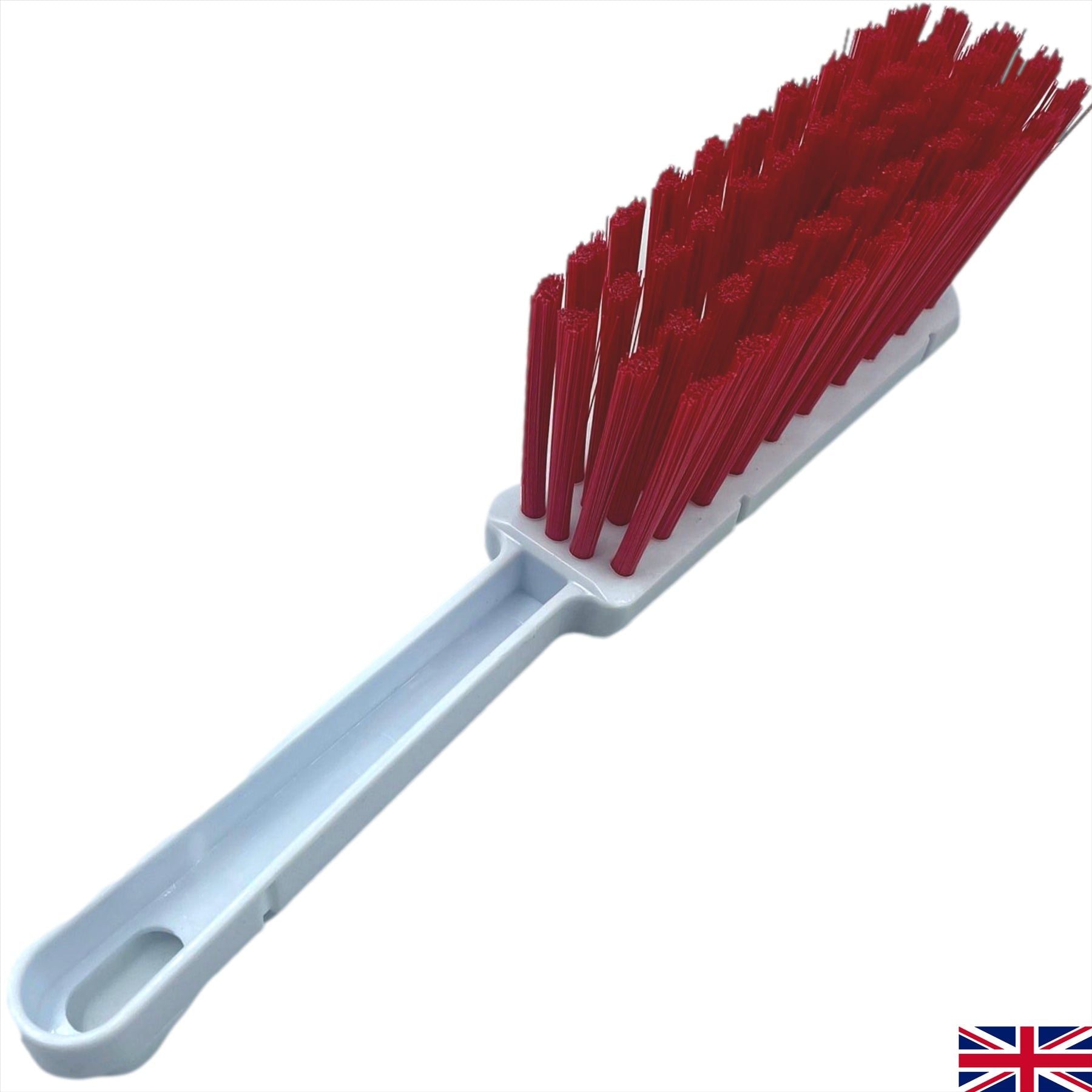 Red Colour Coded Hygiene Hand Brush – Soft Banister Brush