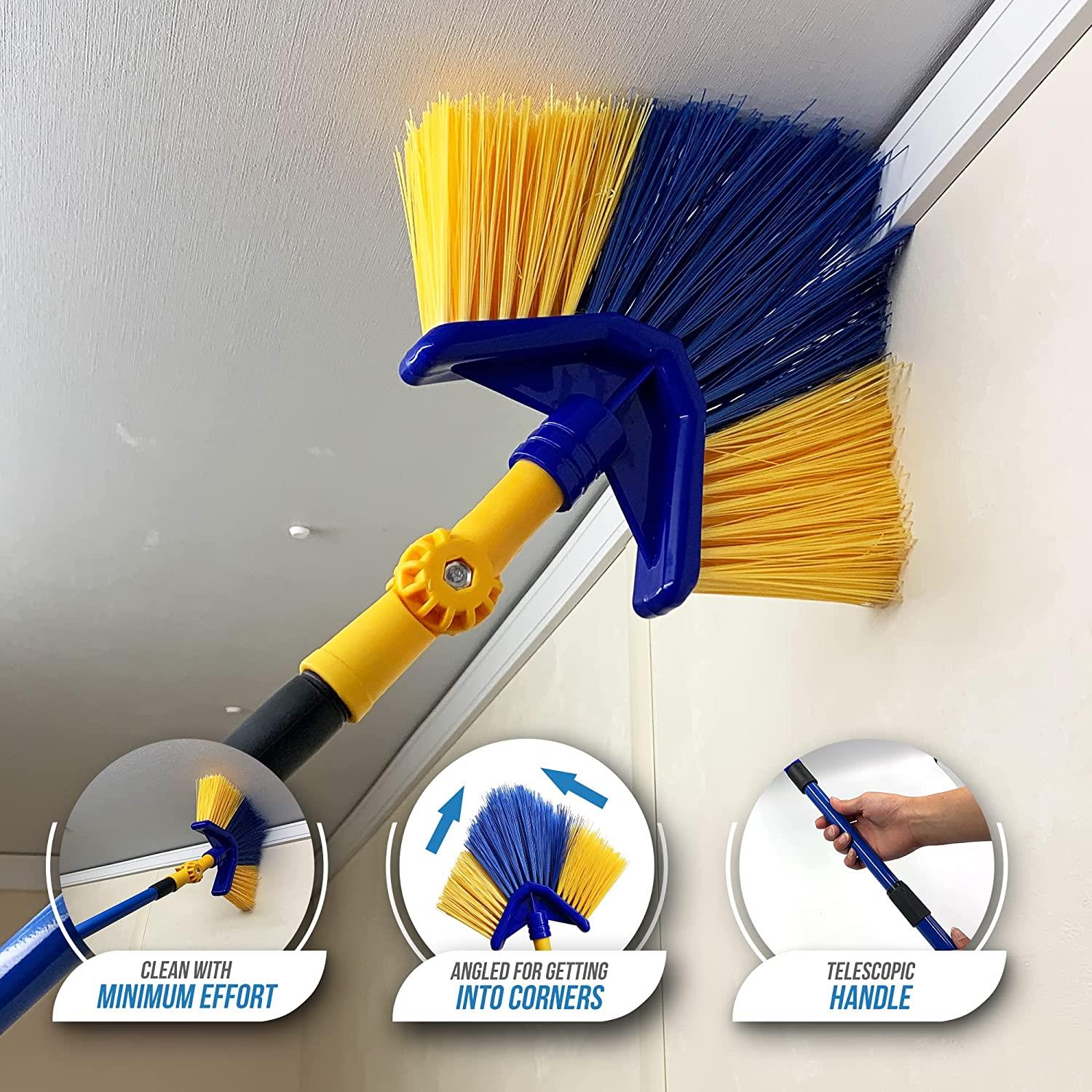 Angled Cobweb Brush with 180cm Telescopic Handle