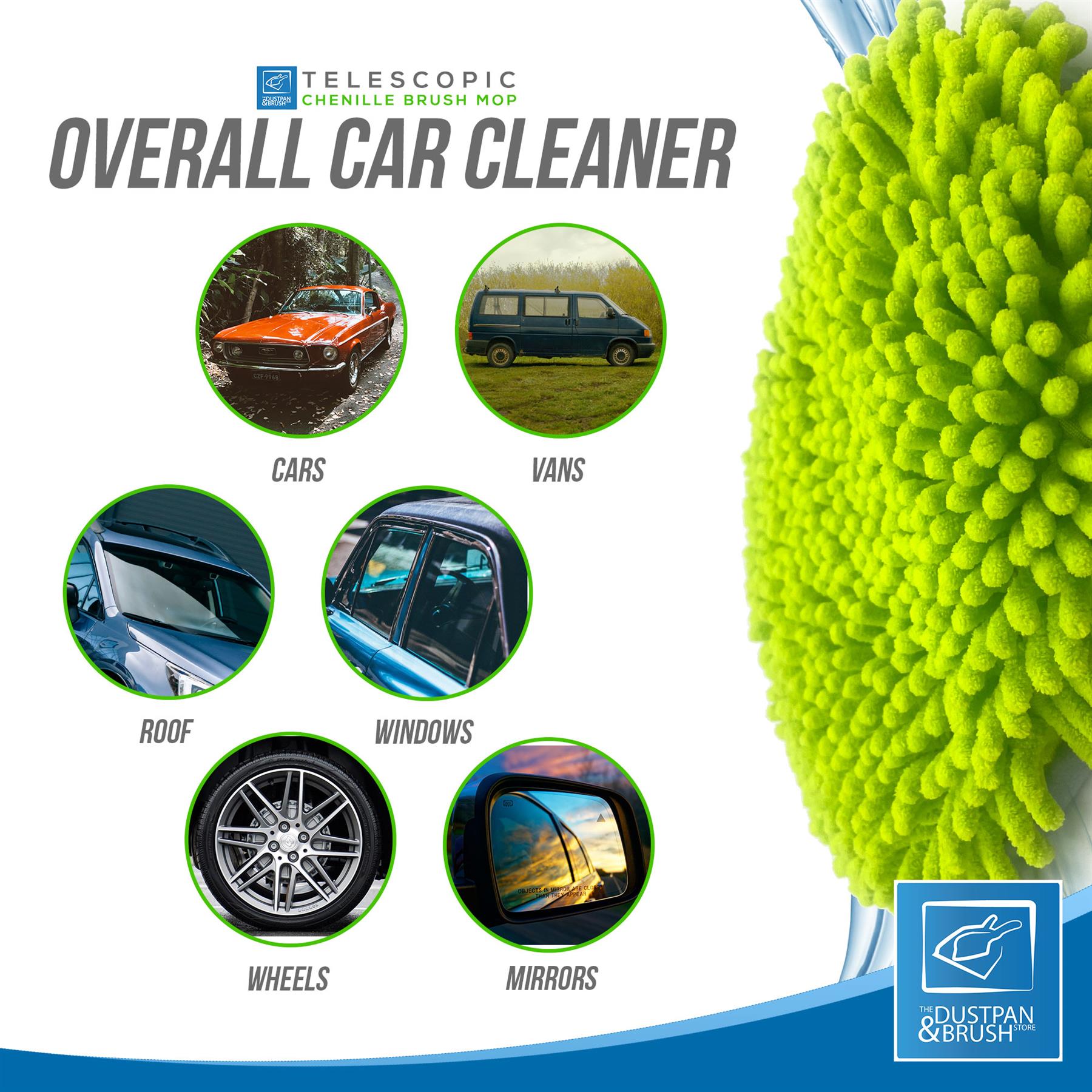Chenille Car Wash Mop Refill Head | Replacement Mop Head