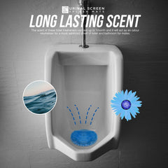 Urinal Screen Ocean Mist Blue - Pack of 5