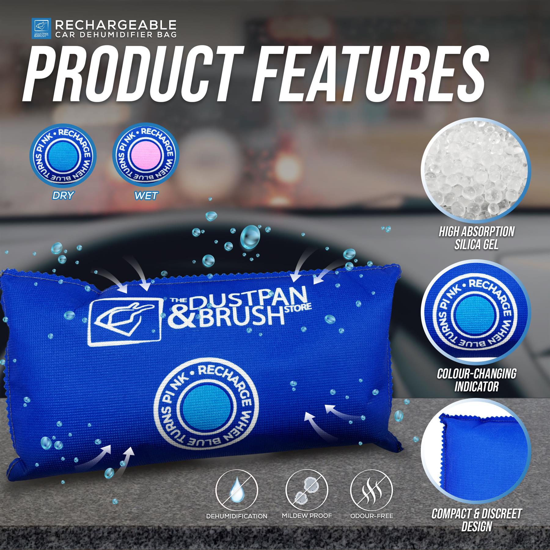 Rechargeable Moisture Trap | Reusable Dehumidifier